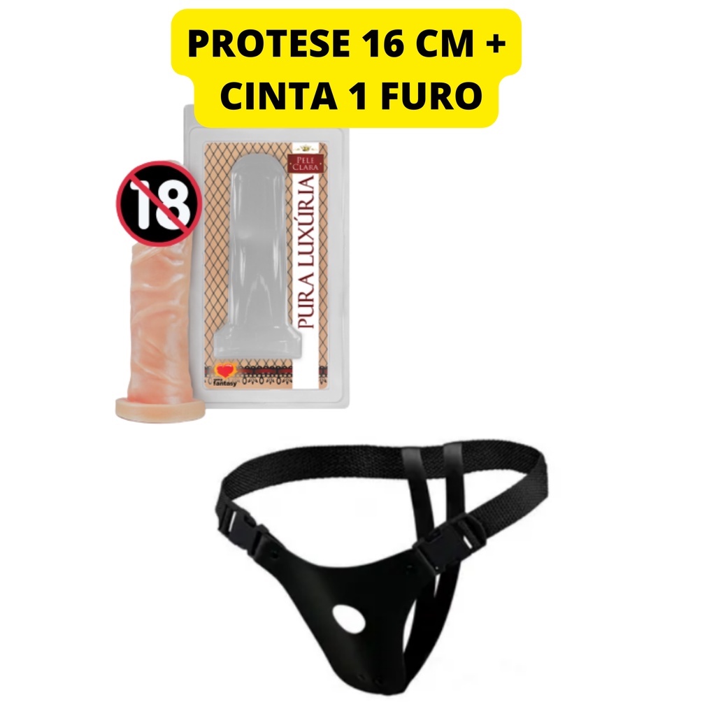 Sexshop Cinta Peniana C/ Regulagem E Prótese Pênis De 16 Cm Grosso sex shop  | Shopee Brasil