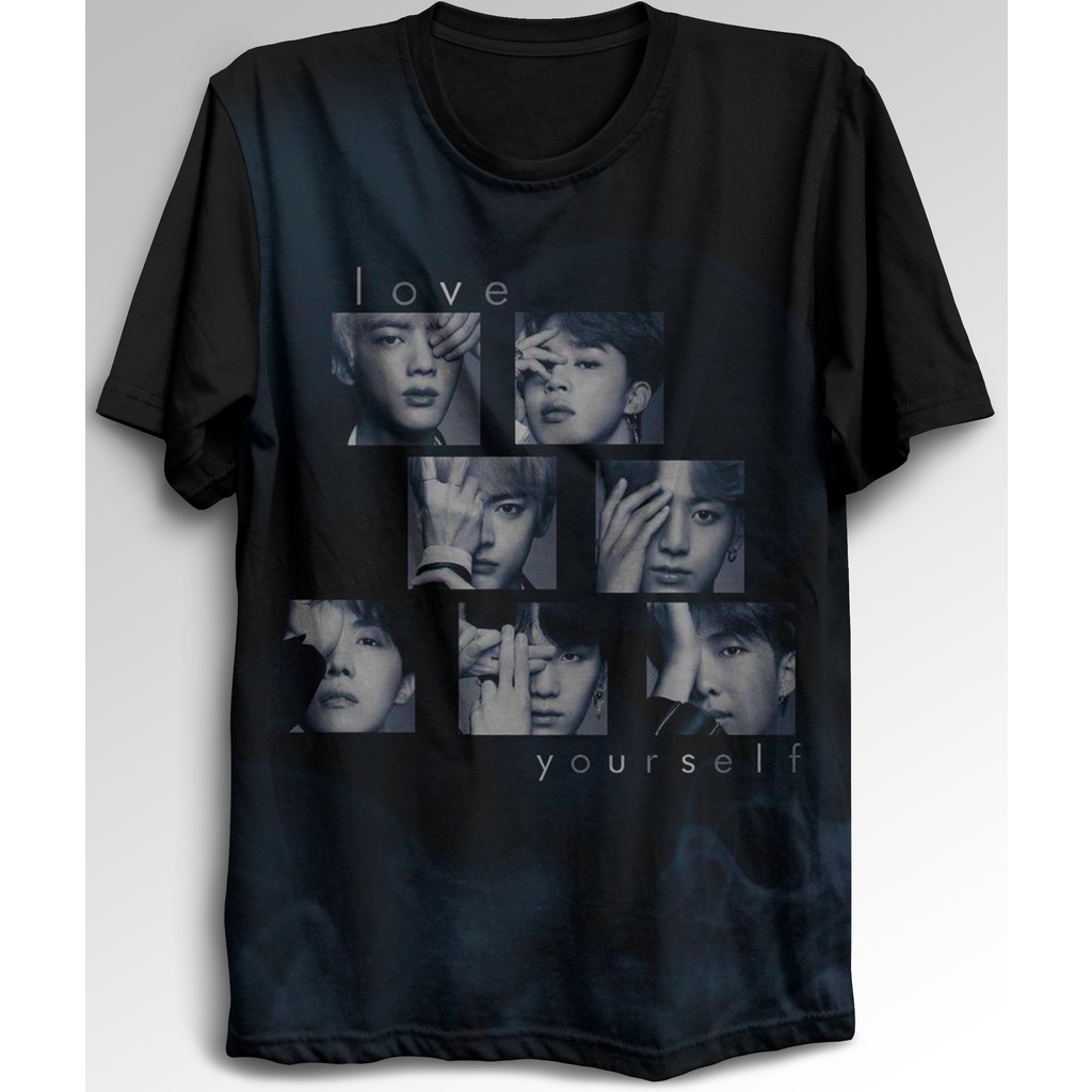 Camiseta BTS love yourself - Escorrega o Preço