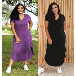 SHEIN Shein Curve Vestido Malha Com Amarração E Babado Barra