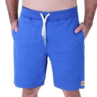 Bermuda Moletom Short Slim Masculina Homem Moletom Grosso
