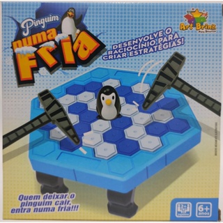 Jogo Infantil Tabuleiro Pinguim Picareta Quebra Gelo Oferta