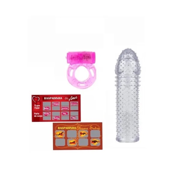 Anel Peniano Com Vibrador Capa Peniana Extensora Grossa Shopee Brasil