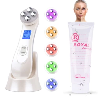 5 Em 1 Facial Máquina De Beleza EMS Radiofrequência Remoção De Rugas Instrumento