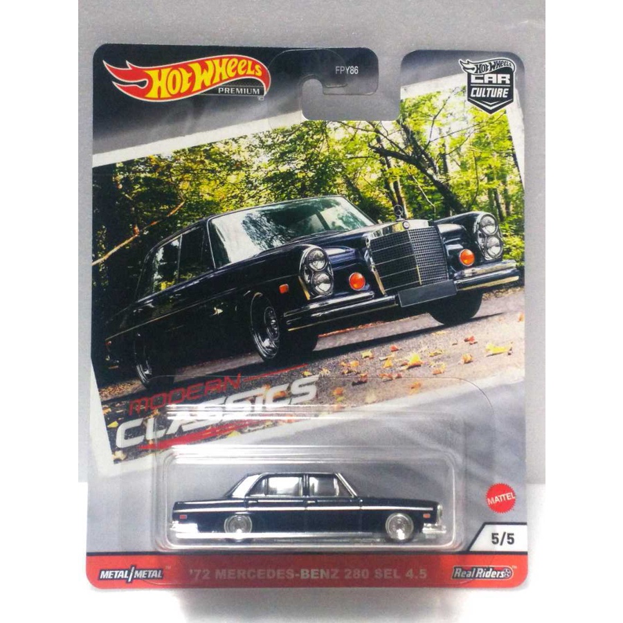 Hot Wheels Premium Car Culture Modern Classics 1972 Mercedes-Benz 280 SEL 4.5