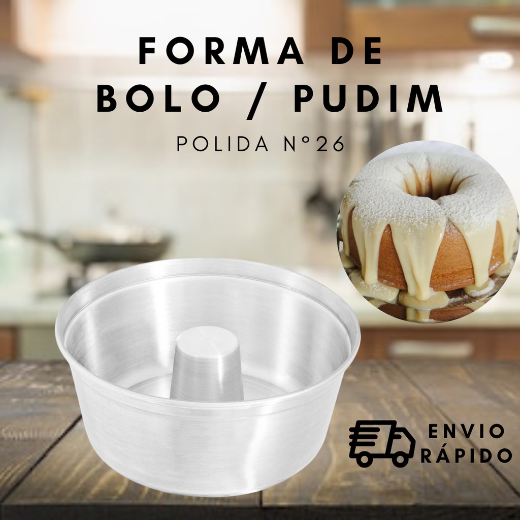Forma p/ Pudim/Bolos Polida - Nº22