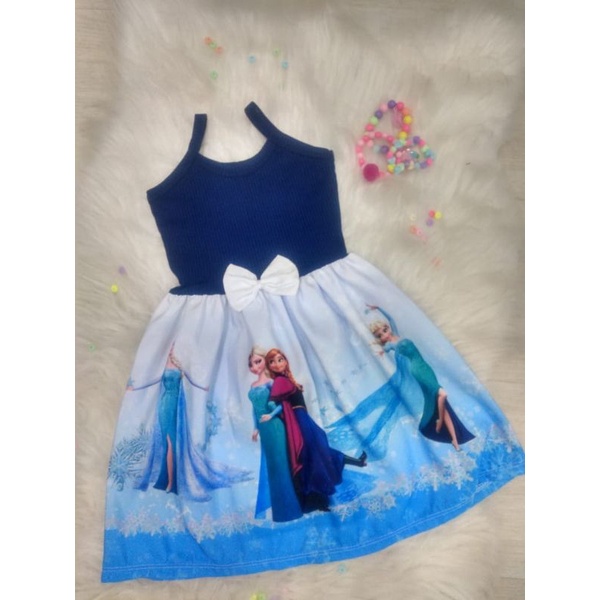 vestido frozen em Promoção na Shopee Brasil 2023