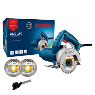 Serra Marmore 5" 1500w GDC 150 Titan com 2 Discos Bosch