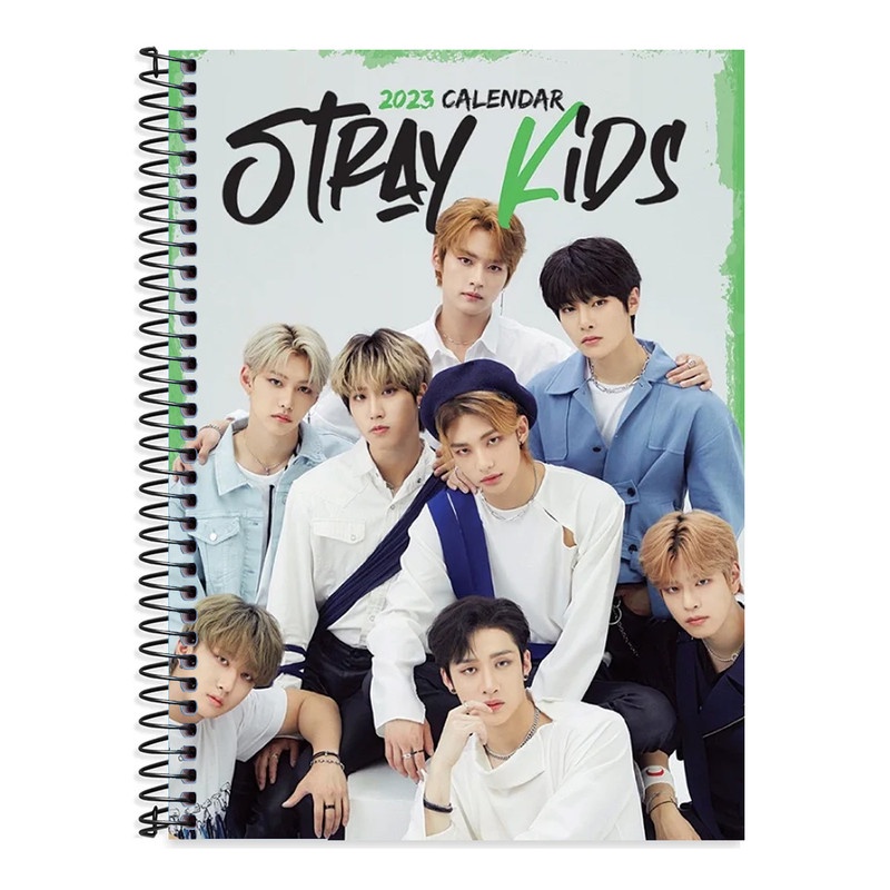 Caderno Escolar Universitário 1, 10 ou 20 Matérias Stray Kids