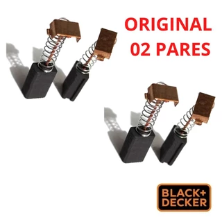 Escova Carvão Lixadeira esmerilhadeira Black Decker G720 Original=02 Pares
