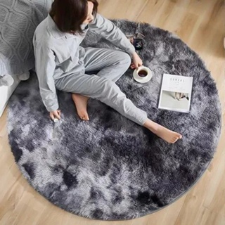 Tapete Redondo 1x1 Shaggy Felpudo Super Luxo Barato 1,00x1,00 Mega Oferta