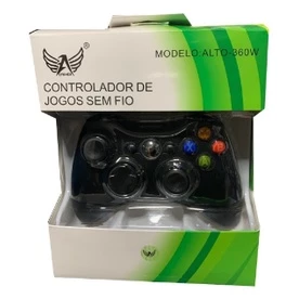 Controle De Video Game XBOX 360 ALTOMEX ALTO-360W Sem Fio