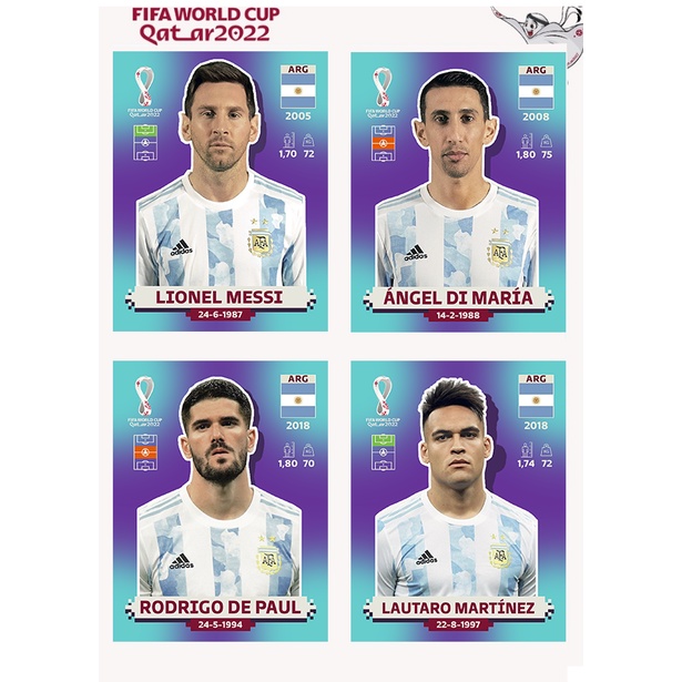 Argentina - Group D ) ⚽  Figurinhas da copa, Copa do mundo, Copa