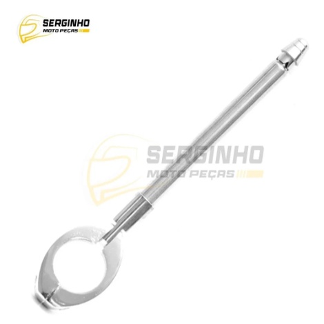 Antena Corta Pipa Moto Retrátil Anti Cerol Aço Inox Guidão