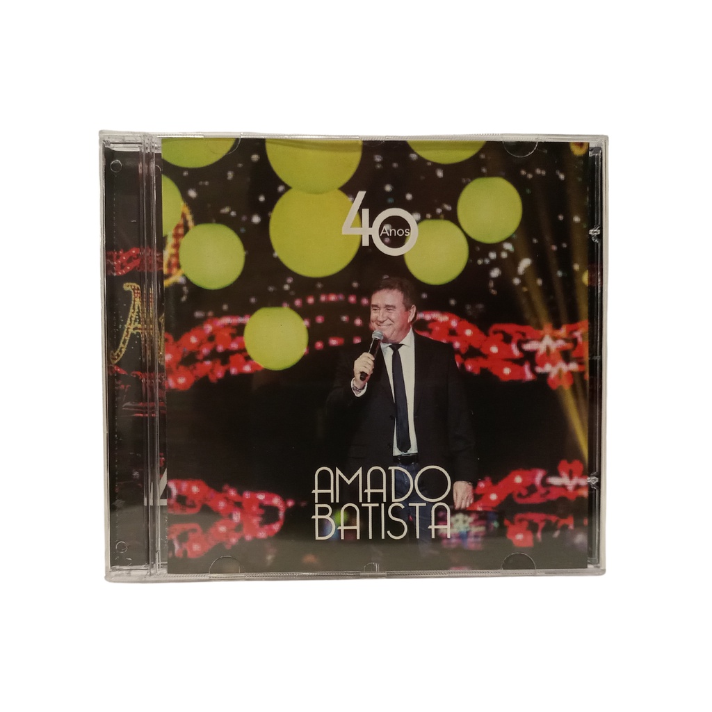 Cd Amado Batista 40 Anos | Shopee Brasil