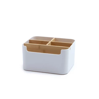 Organizador horizontal multiuso divisórias de bambu - Oikos