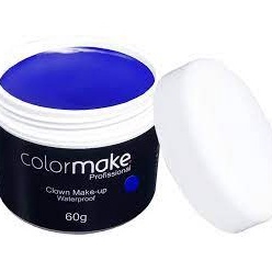 Clown Makeup Colormake Azul 60g - maquiagem artística