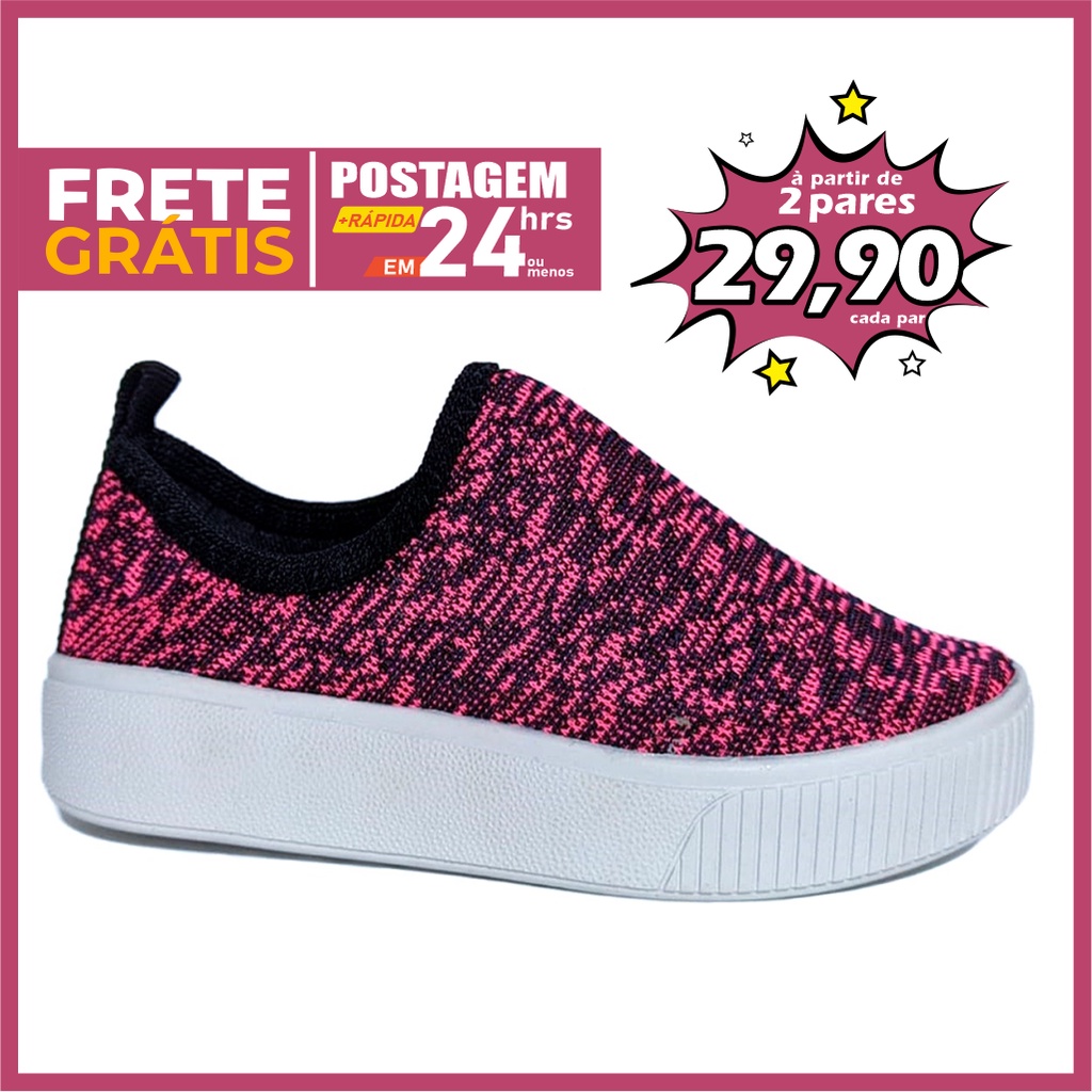 Tenis infantil feminino barato frete sale gratis