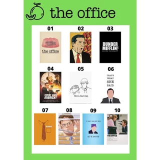 THE OFFICE - Placa quadro decorativo 14cm x 20cm mdf - serie - presente