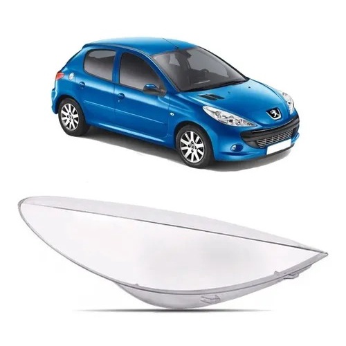 Lente Farol Peugeot 207 2009 a 2013 UNITÁRIO