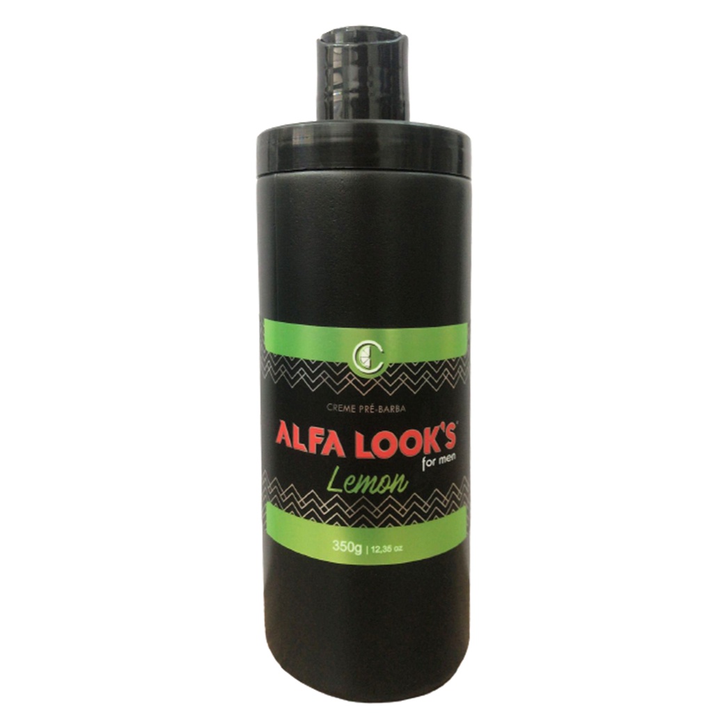 Creme Esfoliante Pré Barba Lemon For Men Alfa Looks 350g