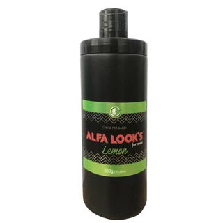 Creme Esfoliante Pré Barba Lemon For Men Alfa Looks 350g