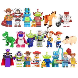 Buzz Woody Jessie Figuras Bulleye Zach Lightyears Blocos De Construção Brinquedos Presente