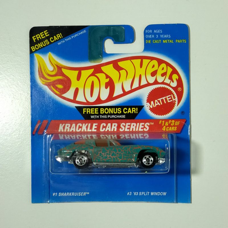 Hot Wheels '63 Split Window Corvette Krackle Car Series (1995) Leia a