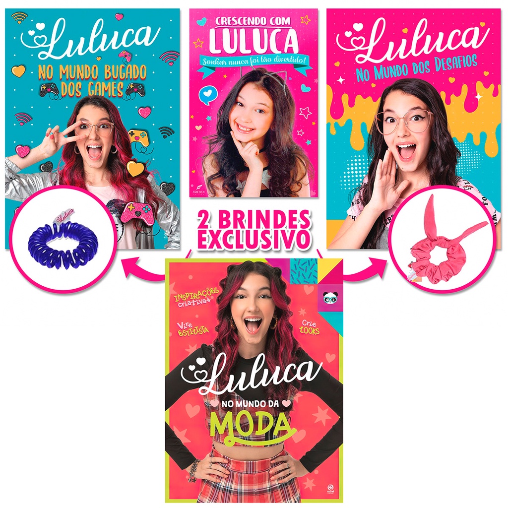 Kit Crescendo Com Luluca + Luluca No Mundo Dos Desafios + Luluca No ...