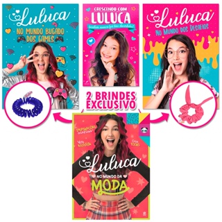 Luluca - Mundo Da Moda + Games + Desafios - Kit 3 Livros