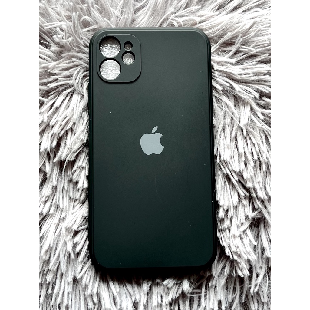Case Capa Silicone IPhone 11 tela de 6,1, Aveludada, Logo Apple, Protege a  Camera / COR PRETA