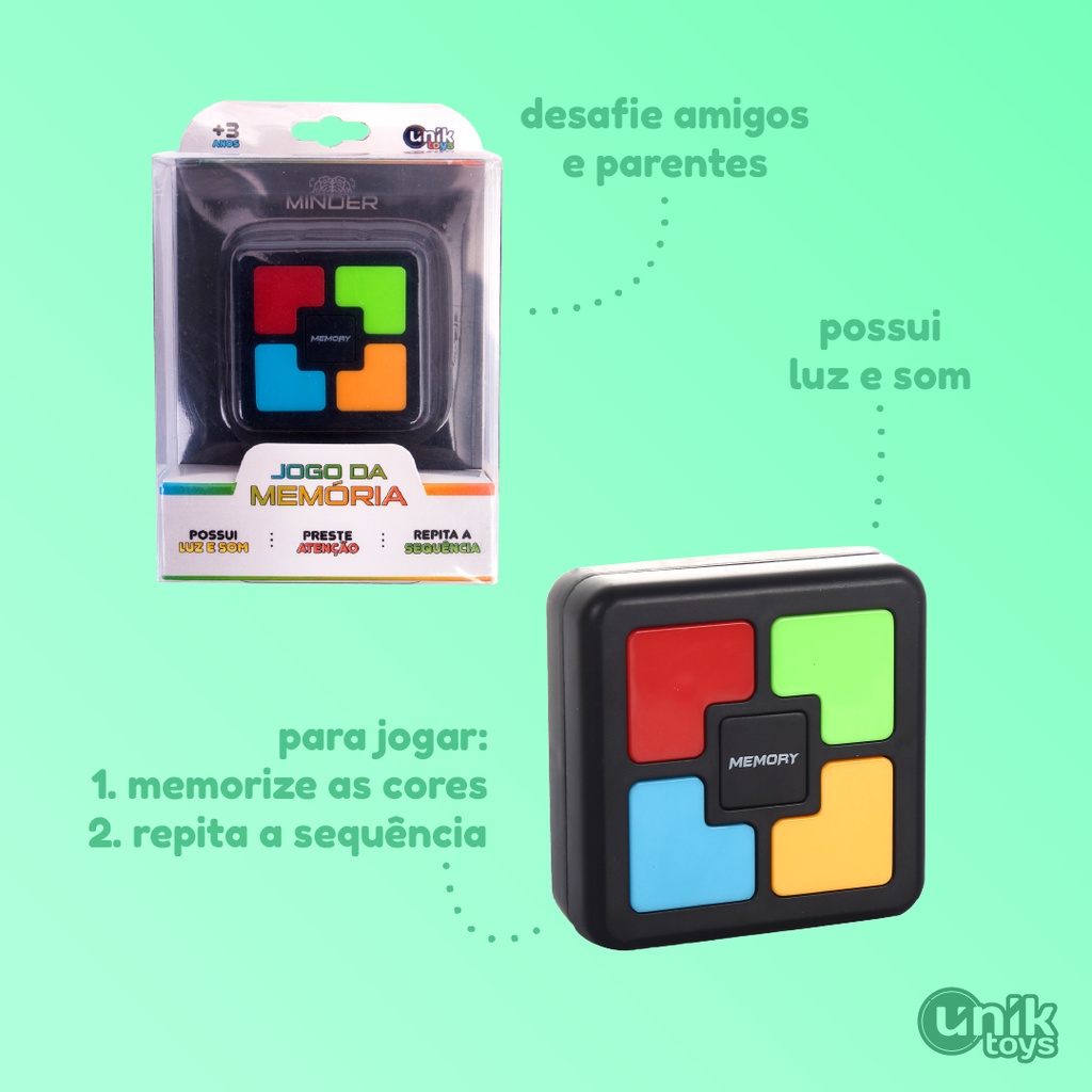 Jogo Da Memoria Unik Toys Shopee Brasil