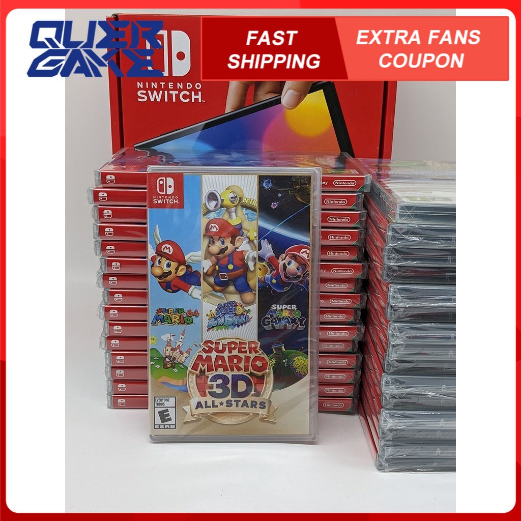 Case Porta Jogos Super Mário Para Cartuchos Nintendo Switch