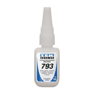 Adesivo Instantaneo Multiuso 793 20g com Bico Antientupimen