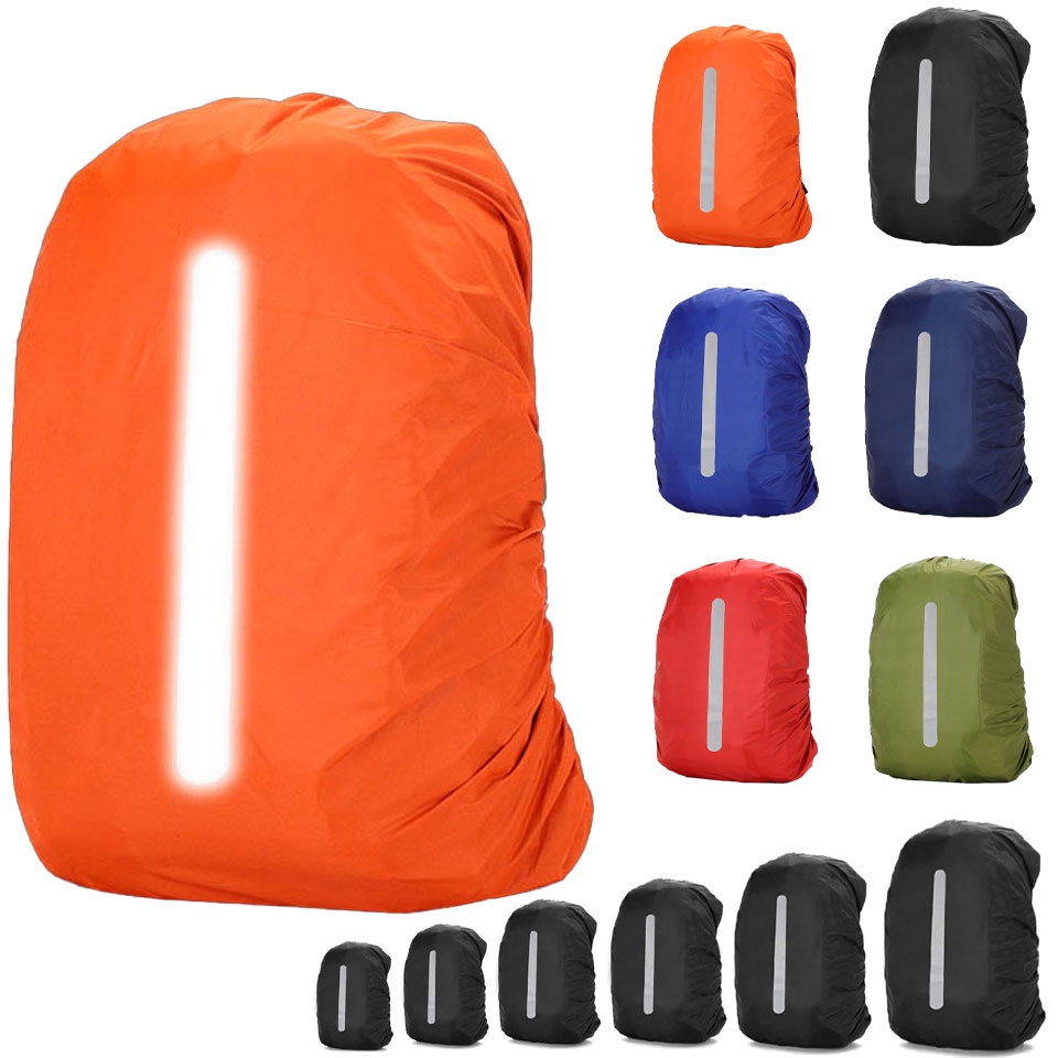 20L 35L 45L 60L 70L 80L Mochila Refletiva À Prova D'água Bolsa Moda Acampamento Ao Ar Livre Caminhada Capa De Chuva Para Escalada