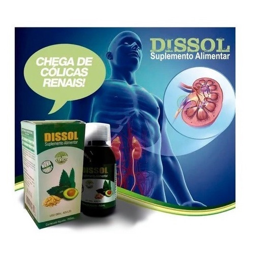Dissol Suplemento Natural Para Cálculo Renal 150ml | Shopee Brasil