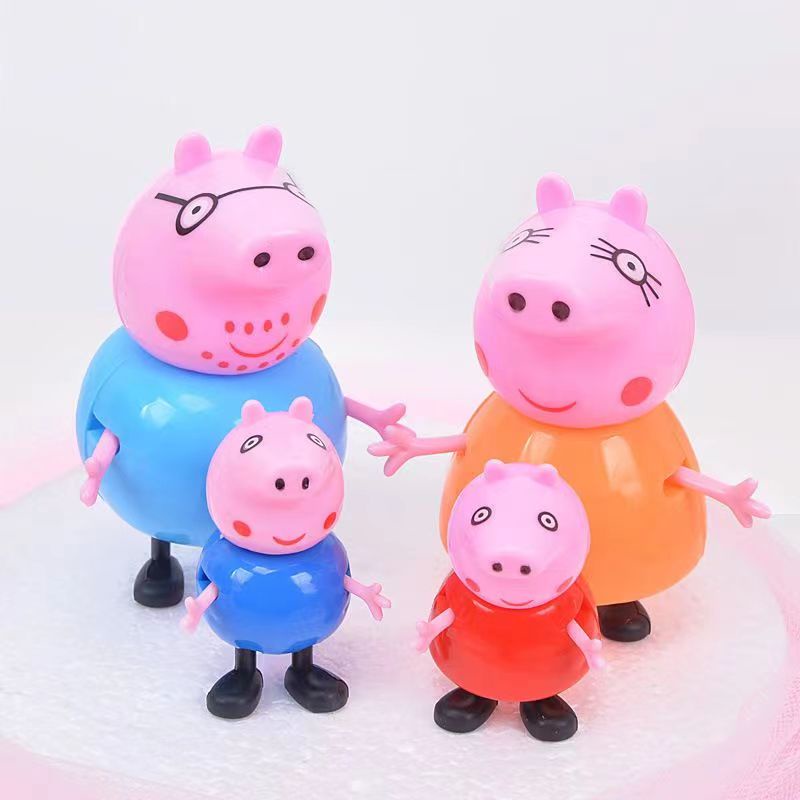 Peppa Pig Casa De Luxo Dupla Face Brinquedos Festa Da Família Figuras De  Ação Boneca De Aniversário Crianças Educativos