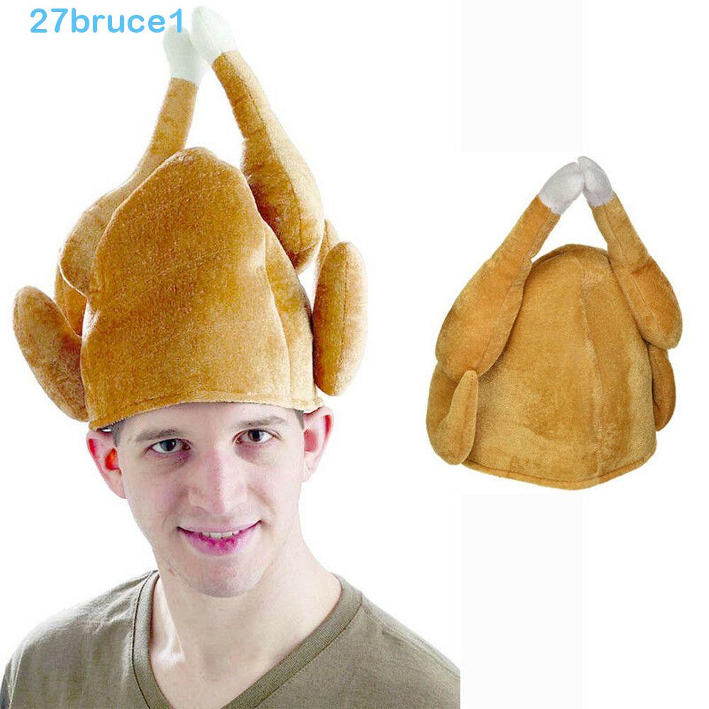 BRUCE1 Chapéu De Peru Bonés Criativos De Festa Assada