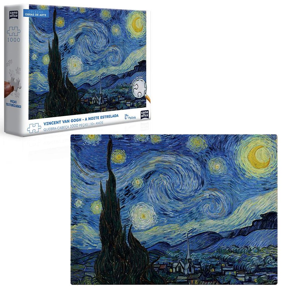 VINCENT VAN GOGH PUZZLE + KIT CRIATIVO