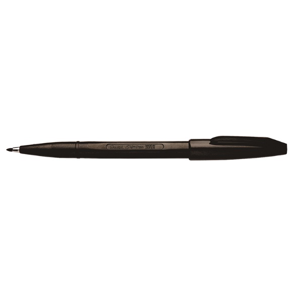 Pentel Sign Pen S520 pennarello punta fibra taschina 5 pz colori artist
