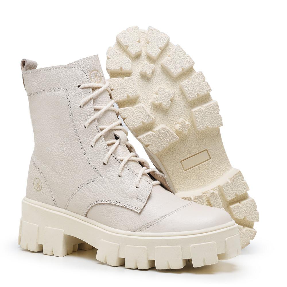 Bota Masterboots Valentina Super Promoção Envio Rapido Moda Feminina Tratorada Off White Original