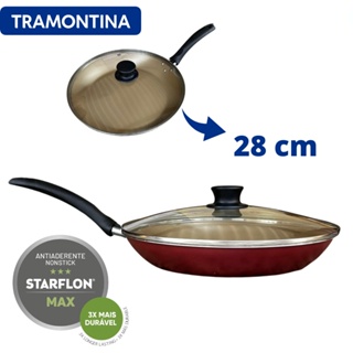 Frigideira Antiaderente Tramontina Grande 28 Cm Com Tampa