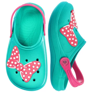 Babuche Infantil Sandália Feminina Menina Bebe Criança Calce Fácil Antiderrapante Borracha Minnie Disney Colorido Moda Blogueira Chinelo Confortável Macio Leve Fofo