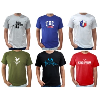 CAMISETA MASCULINA KIT 6 PEÇAS COUNTRY TXC TEXAS KING FARM TATANKA COLORIDAS JEITÃO BRUTO