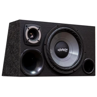 Caixa Som Automotivo Trio Completa Falante Subwoofer 200w