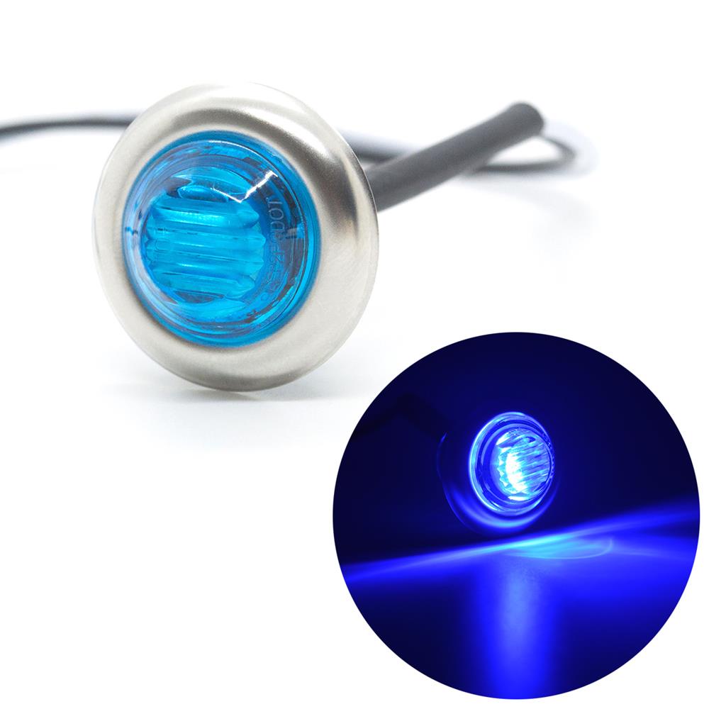 YONGYAO Lampadina LED Auto 8 LED, 12V, 39/41/42 Mm, Luce Interna Blu, Universale, Cortesia - 2