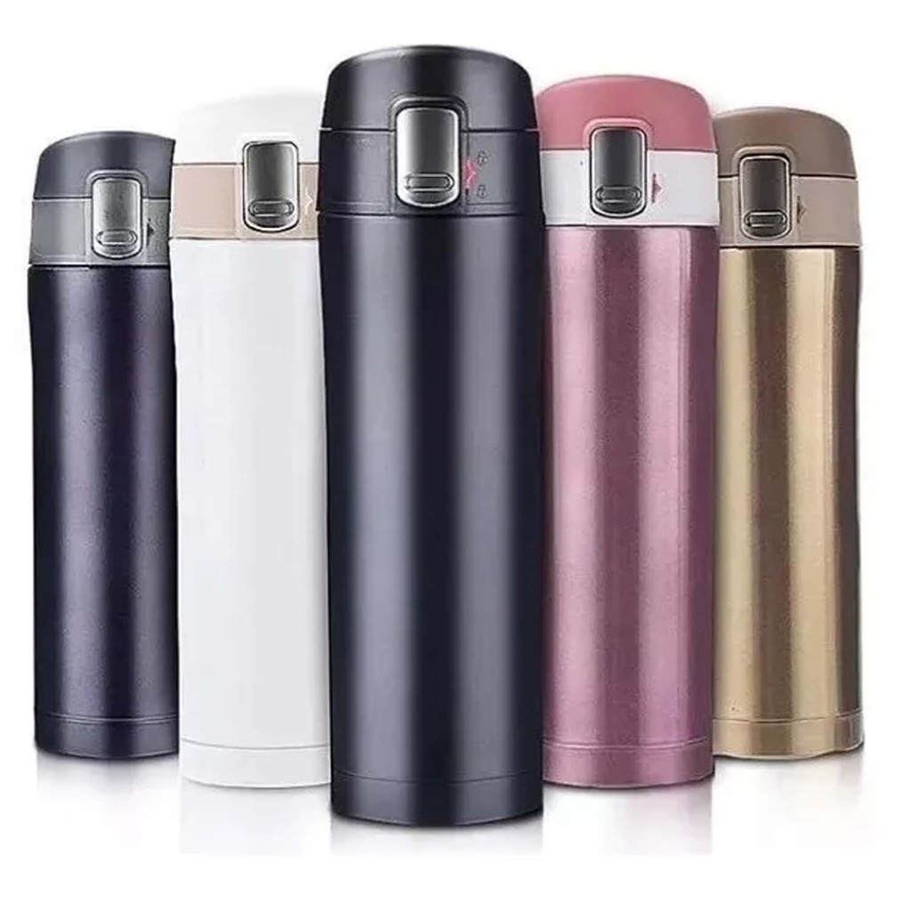 Garrafa Térmica Squeeze Academia Camping Café Água Chimarrão Aço Inox 500ML