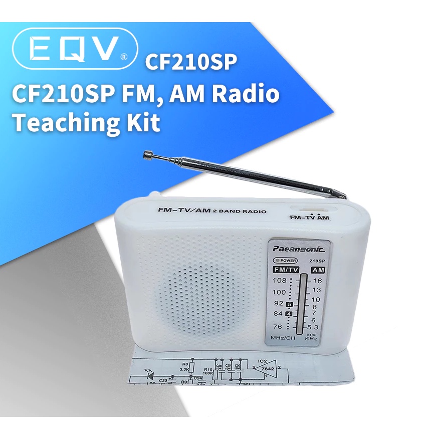 Kit de rádio am/fm estéreo am/diy cf210sp, conjunto de produção ...