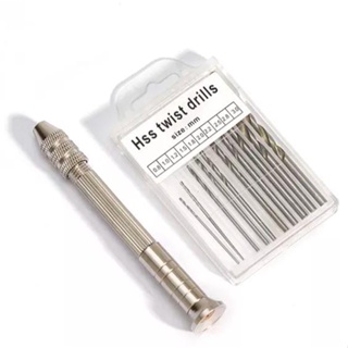 Mini Micro Furadeira Artesanato + 10 Brocas Furador Resinas