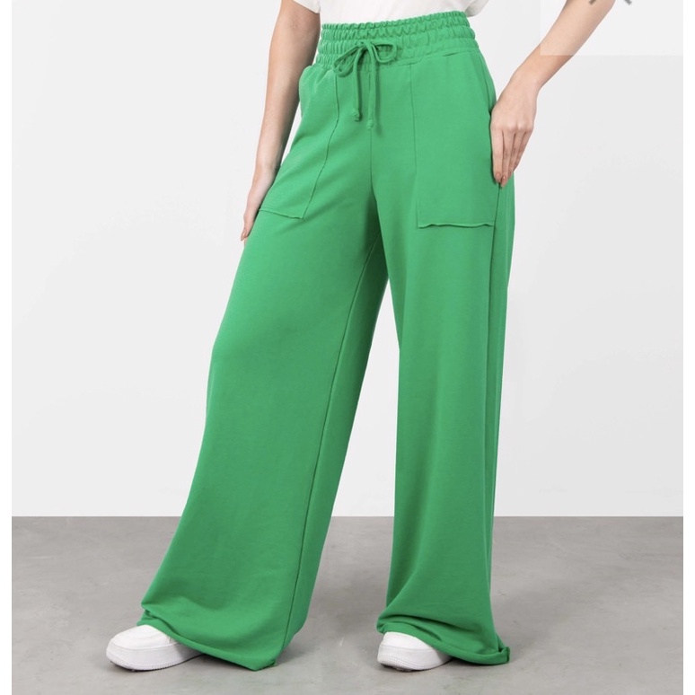 Amarrar Simples Calça de moletom feminina