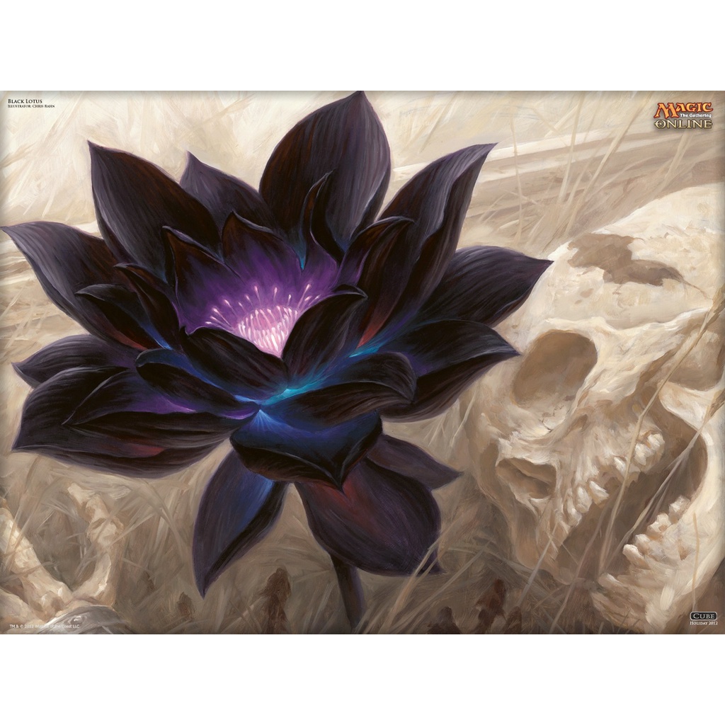 lotusプレイマット Black pro ultra MTG Starry (Foil/Holographic Playmat TCG/MTG 14x24 Lotus) Black Starry マジック：ザ・ギャザリング